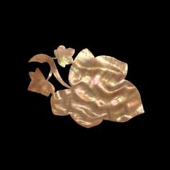 Ivy-shaped goldfish figurine from late 19th century on display at Musée Océanographique de Monaco