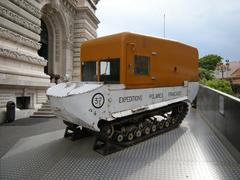 Car in front of the Oceanographic Museum of Monte Carlo