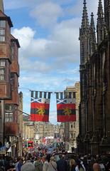 The Royal Mile in Edinburgh, Scotland