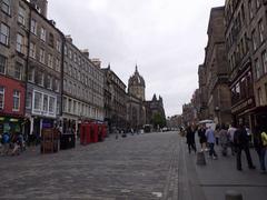 cobbled section of the Royal Mile, Edinburgh