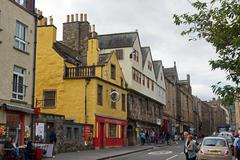 The Royal Mile in Edinburgh with Edinburgh Museum