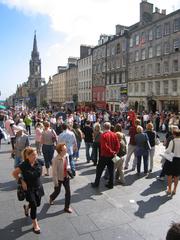 Edinburgh Royal Mile during the Edinburgh Festival