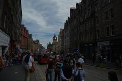 panoramic view of Edinburgh