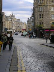 High Street in Edinburgh, Scotland