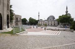 Beyazid II Mosque view with mosque on the right