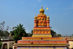 Colourful Gopuram of Devdeveshwar Temple