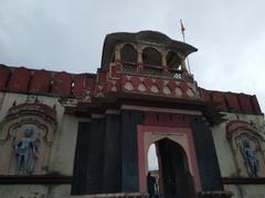 Parvati Hill temple complex entrance, Pune