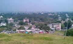 Mountain view of Parvati Hill in Pune