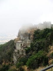 Pepoli Castle in fog