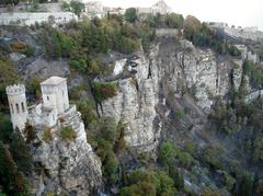 Small Pepoli Tower in Erice, Sicily, Italy