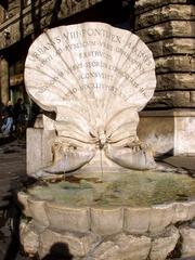 Fontana delle Api monument in Piazza Barberini, Rome