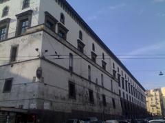 Side view of Castel Capuano in Naples