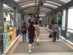 Central-Mid-Levels Escalator and Walkway System in Central on July 15, 2015