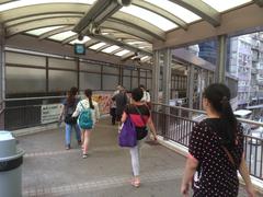 Central Mid-Levels Escalator and Walkway System in Hong Kong