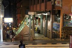 Central-Mid-Levels escalators in Hong Kong