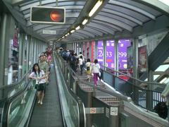 Central-Mid-Levels escalator system in Hong Kong's Central District