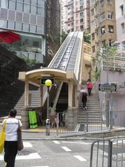 Central Escalator at Mosque Street in Hong Kong