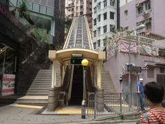 Mid-Levels Escalator and Walkway System in Central, Hong Kong