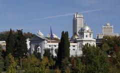 Gate of St. Vincent Madrid from Manzanares river