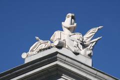 Detail of the Puerta de San Vicente in Madrid