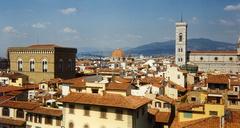 Florence skyline from Uffizi balcony