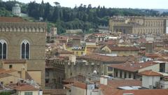 Orsanmichele in Florence with Torre dei Compiobbesi and Palazzo Pitti