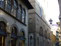 Orsanmichele church exterior in Florence with Gothic architectural details