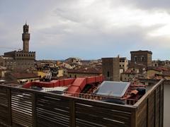 Palazzo Baldovini in Florence with panoramic terrace view of Palazzo Vecchio and Torre della Castagna