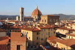 Palazzo Acciaiuoli in Florence with the Duomo and Orsanmichele in the background