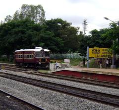 Salur-Bobbili railbus at station