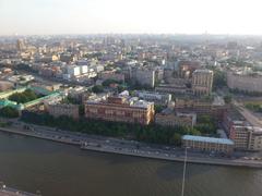 View from the spire of a high-rise building on Kotelnicheskaya Embankment