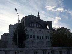 Istanbul cityscape with Hagia Sophia in the background