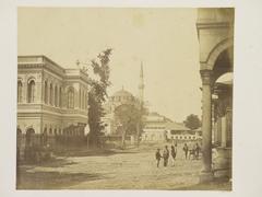 Tophane Kiosk, Tophane Fountain, Kılıç Ali Paşa Mosque in 1855