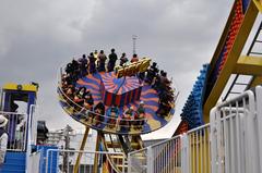 Disk'O amusement ride at Hanayashiki park