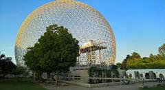 Biosphère at Jean-Drapeau Park viewed from the southwest