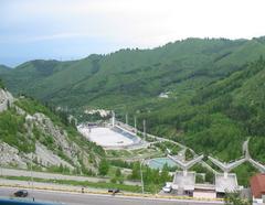 Medeo outdoor speed skating rink in Kazakhstan