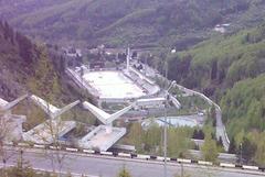 Medeu skating area in Kazakhstan