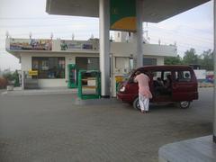 Admor petrol station and surrounding area