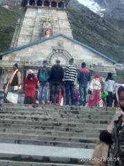 Kedarnath Temple in the morning