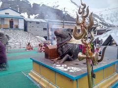 God Nandi Ji statue in Kedarnath, UK, India