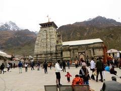 Kedarnath Temple in October 2022