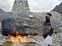 Bhim Shila near Kedarnath Temple