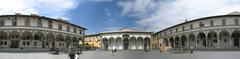 Piazza Santissima Annunziata in Florence, Italy