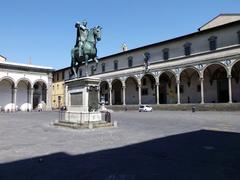 Piazza della Santissima Annunziata in Florence, Tuscany