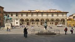 Florence Piazza Santissima Annunziata Loggia dei Servi di Maria