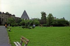 A park in Wrocław in 1980