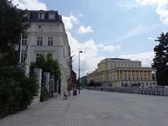 Wrocław Wolności Square with Max Born Forum, Heleny Modrzejewska Street, and Opera House