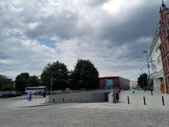 Wrocław pl. Wolności entrance to National Forum of Music parking