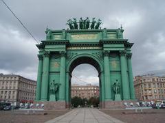 Narva Triumphal Gate in Saint Petersburg