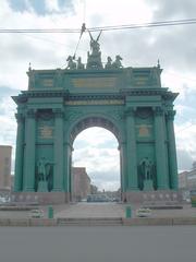 Narva Triumphal Gate in Saint Petersburg